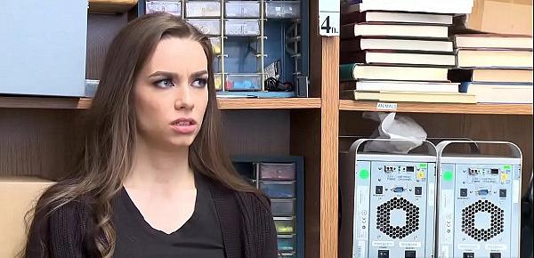  White adolescent shoplyfter Tali Dova fuck doggystyle by the LP Officer!